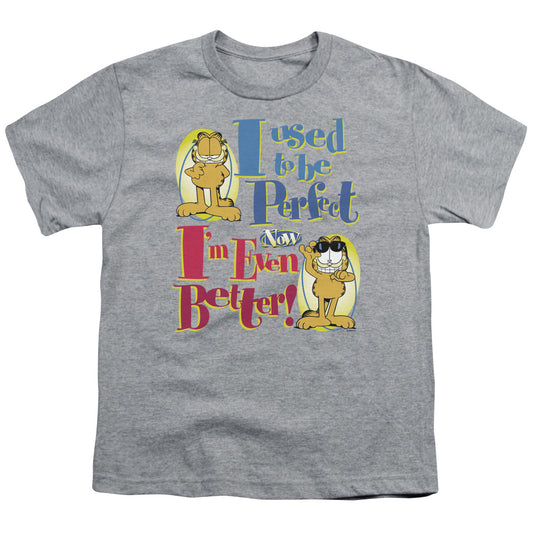 Garfield - Even Better - Short Sleeve Youth 18/1 - Athletic Heather T-shirt
