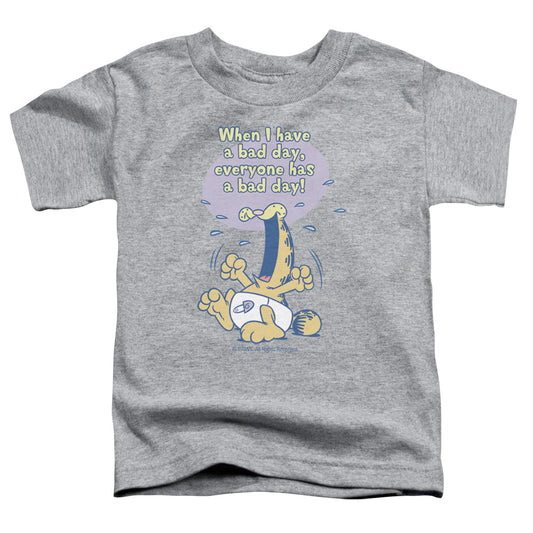 Garfield - Bad Day - Short Sleeve Toddler Tee - Athletic Heather T-shirt