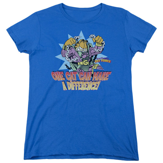 GARFIELD MAKE A DIFFERENCE-S/S WOMENS T-Shirt