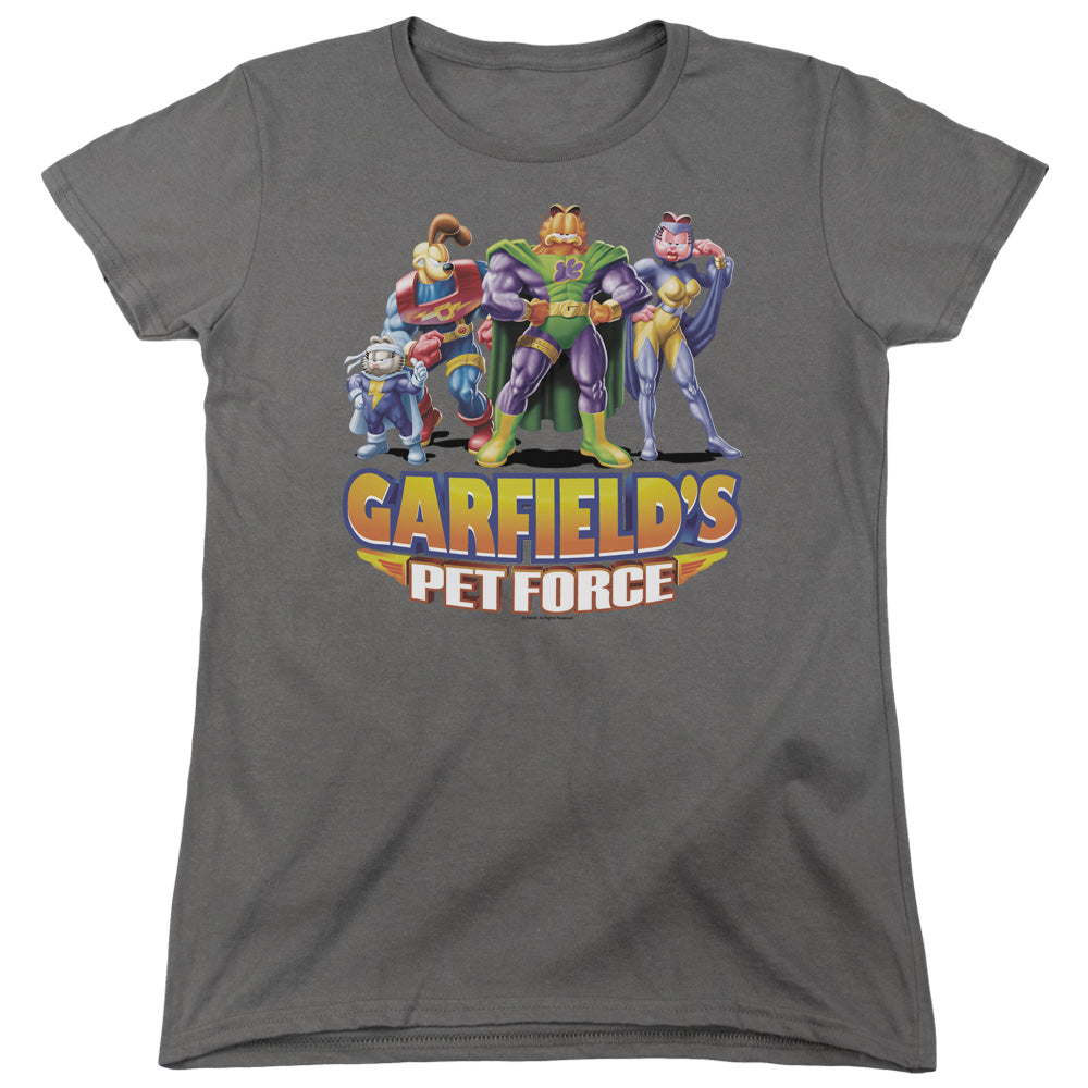 Garfield - Beyond - Short Sleeve Womens Tee - Charcoal T-shirt
