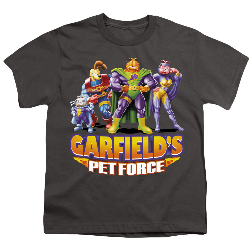 Garfield - Beyond - Short Sleeve Youth 18/1 - Charcoal T-shirt