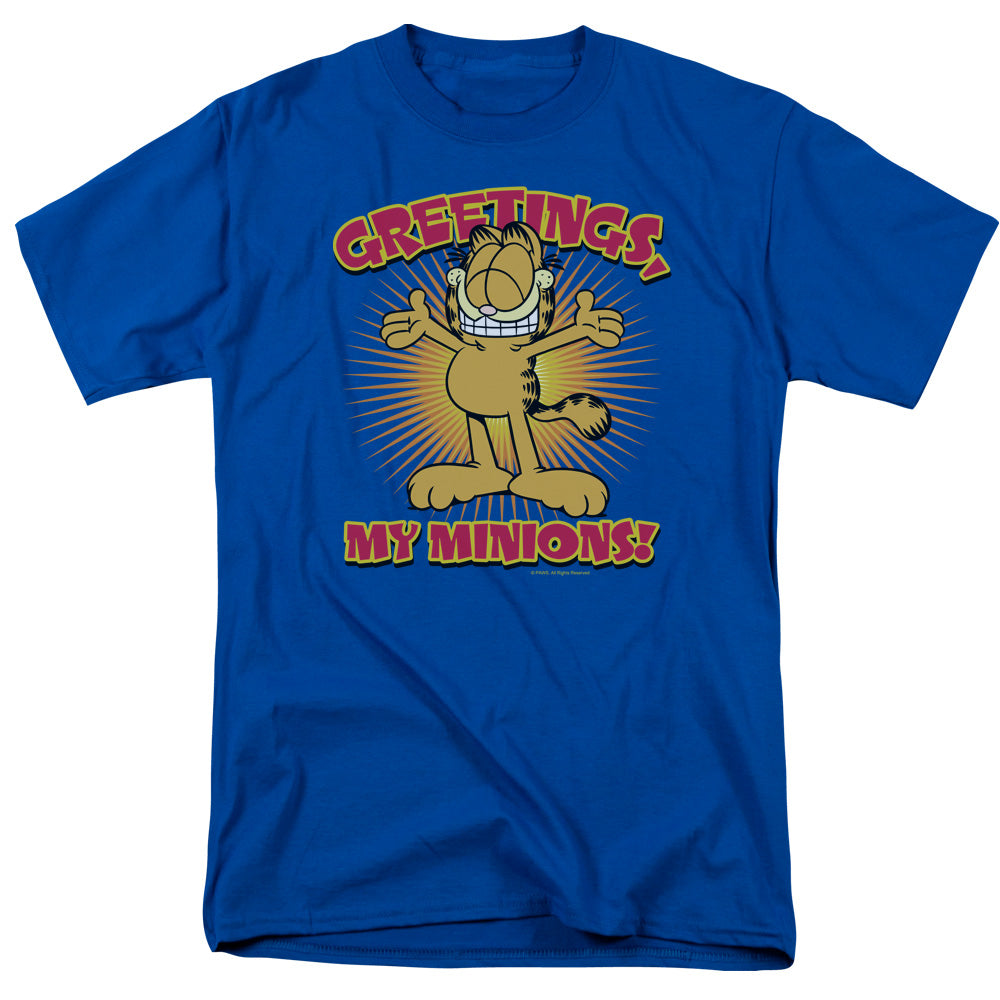 Garfield - Minions - Short Sleeve Adult 18/1 - Royal Blue T-shirt
