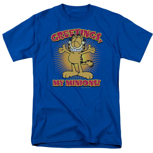 Garfield - Minions - Short Sleeve Adult 18/1 - Royal Blue T-shirt