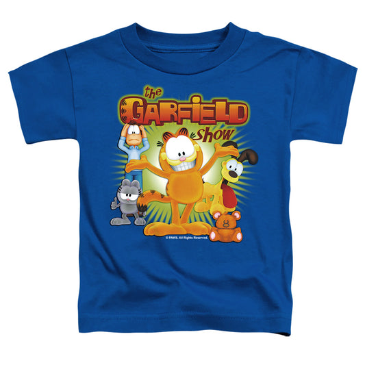 Garfield - The Garfield Show - Short Sleeve Toddler Tee - Royal Blue T-shirt