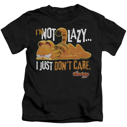 GARFIELD NOT LAZY - S/S JUVENILE 18/1 - BLACK - T-Shirt