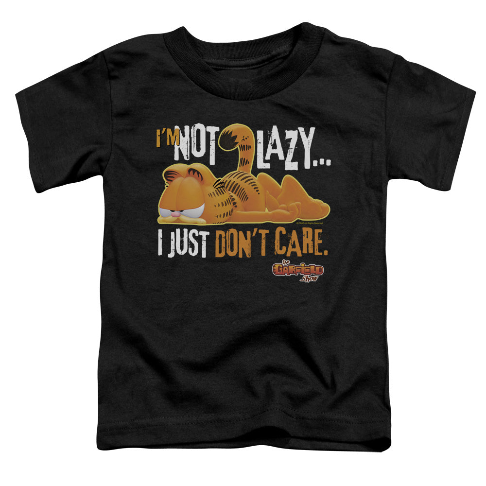 Garfield - Not Lazy - Short Sleeve Toddler Tee - Black T-shirt