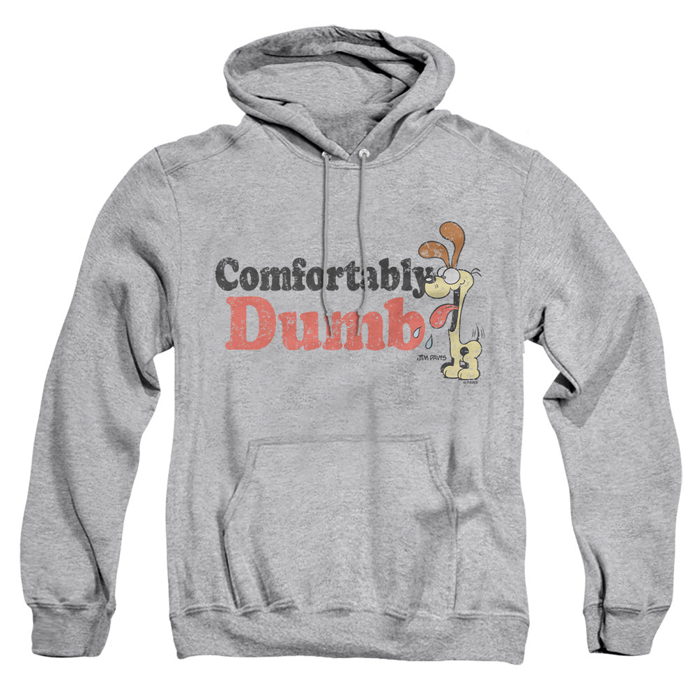 Garfield - Comfortably Dumb - Adult Pull-over Hoodie - Athletic Heather