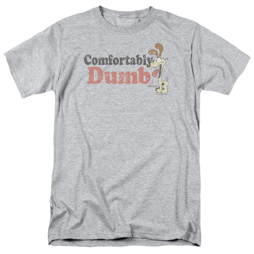 Garfield - Comfortably Dumb - Short Sleeve Adult 18/1 - Athletic Heather T-shirt