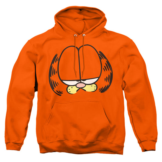 Garfield - Big Head - Adult Pull-over Hoodie - Orange