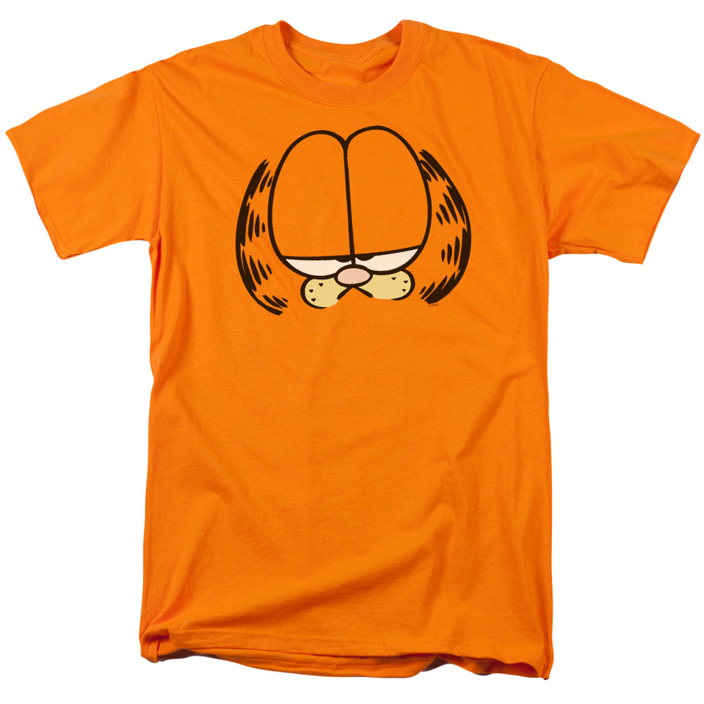 Garfield - Big Head - Short Sleeve Adult 18/1 - Orange T-shirt