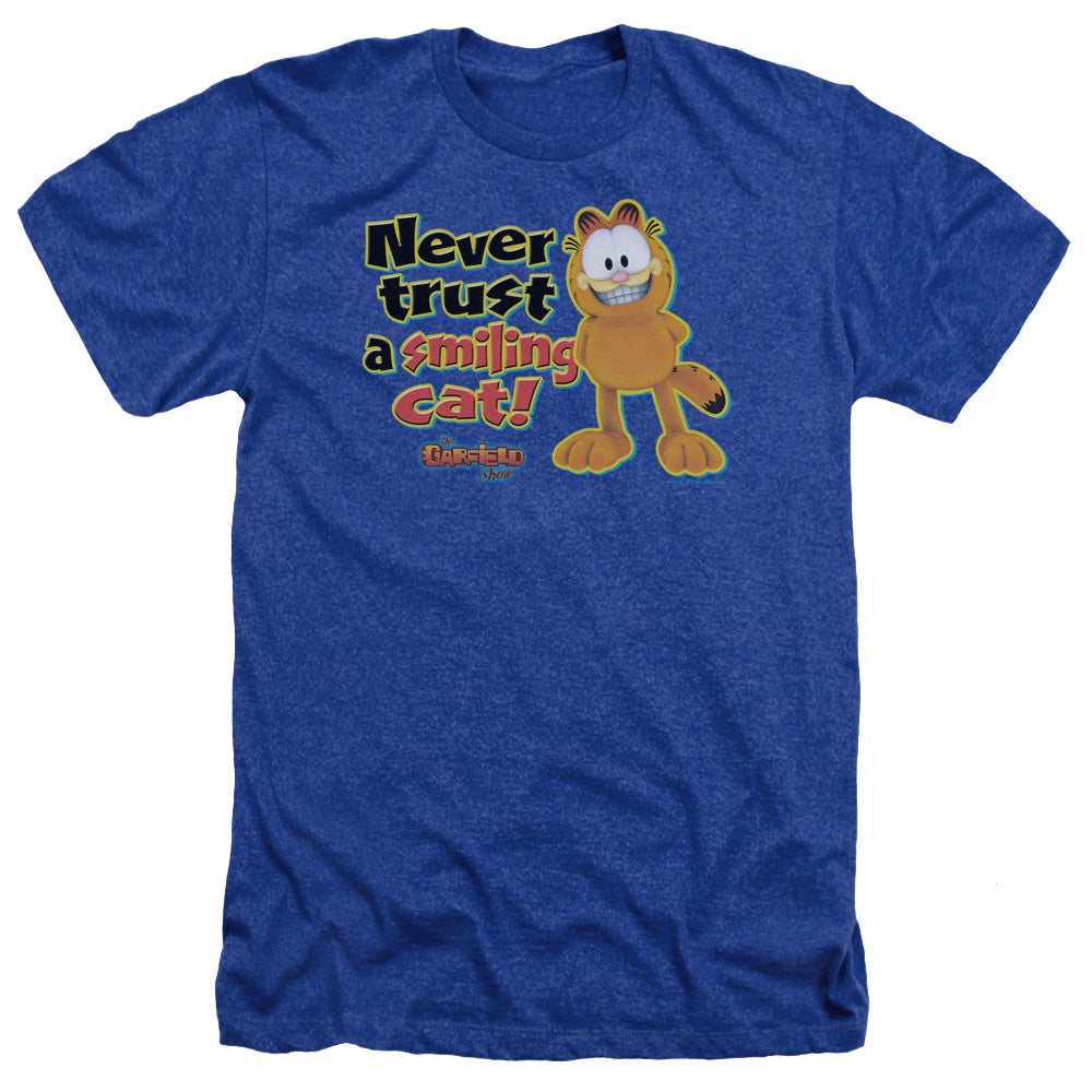 Garfield - Smiling - Adult Heather - Royal Blue
