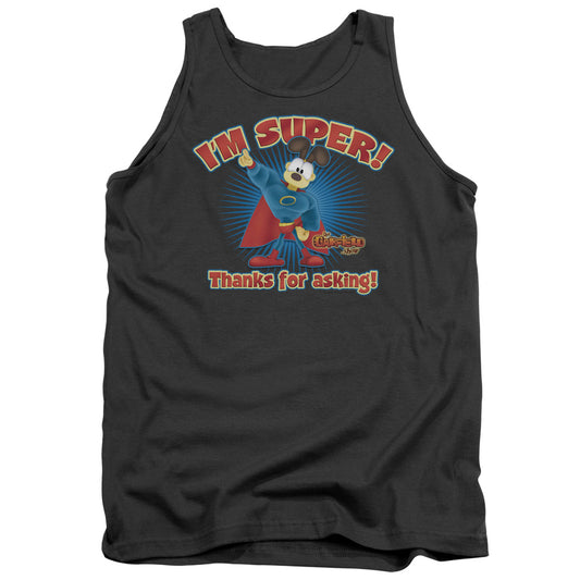 Garfield - Super - Adult Tank - Charcoal
