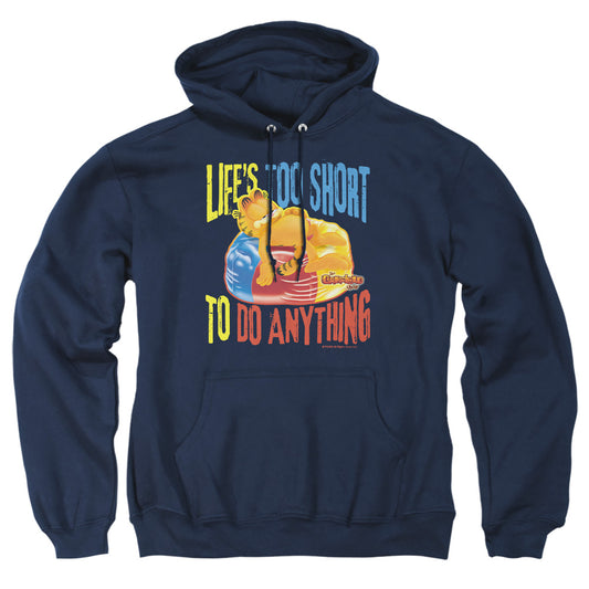 Garfield - Too Short - Adult Pull-over Hoodie - Navy
