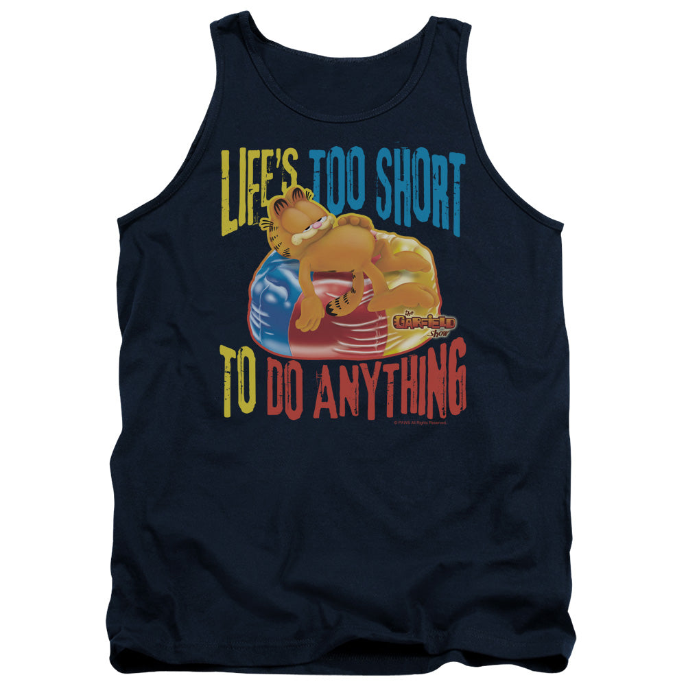 Garfield - Too Short - Adult Tank - Navy