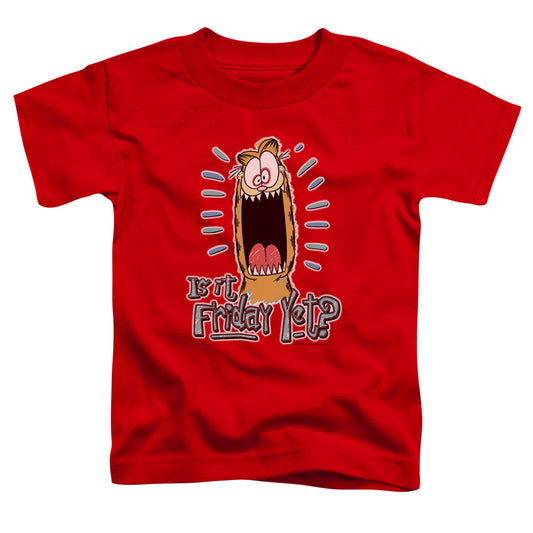 Garfield - Friday - Short Sleeve Toddler Tee - Red T-shirt