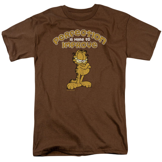 Garfield - Perfect - Short Sleeve Adult 18/1 - Coffee T-shirt