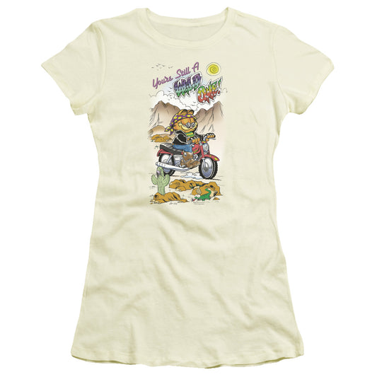 Garfield - Wild One - Short Sleeve Junior Sheer - Cream T-shirt