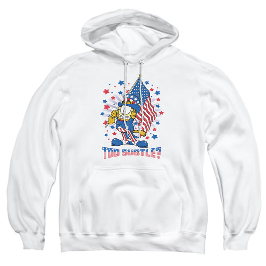 Garfield - Subtle - Adult Pull-over Hoodie - White