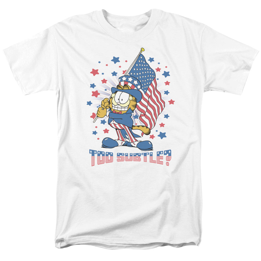 Garfield - Subtle - Short Sleeve Adult 18/1 - White T-shirt