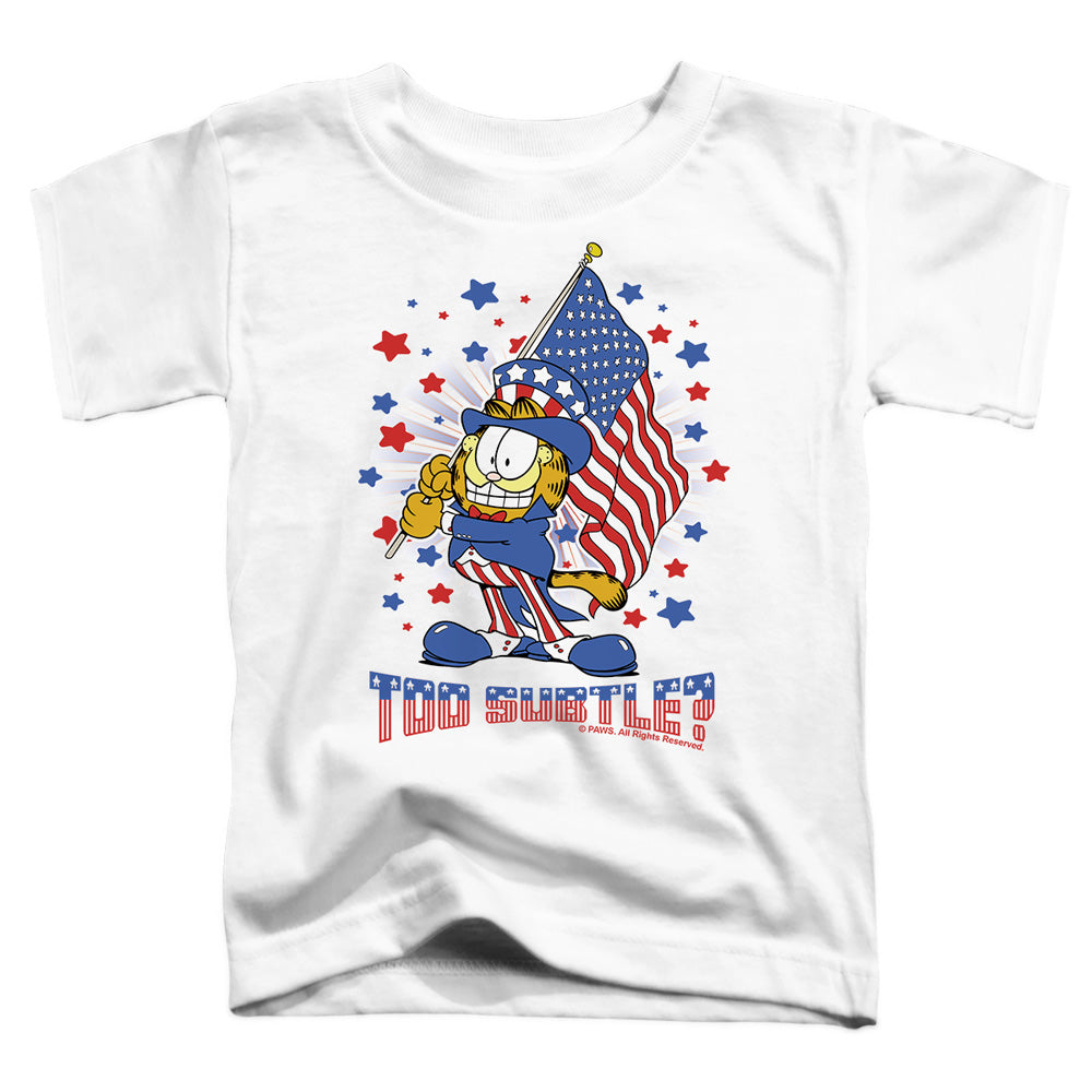 Garfield - Subtle - Short Sleeve Toddler Tee - White T-shirt