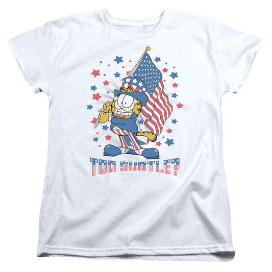 GARFIELD SUBTLE - S/S WOMENS TEE - WHITE T-Shirt