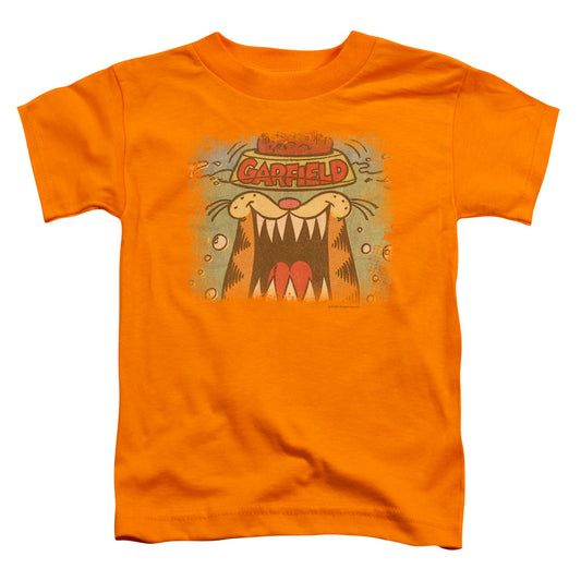 Garfield - From The Depths - Short Sleeve Toddler Tee - Orange T-shirt