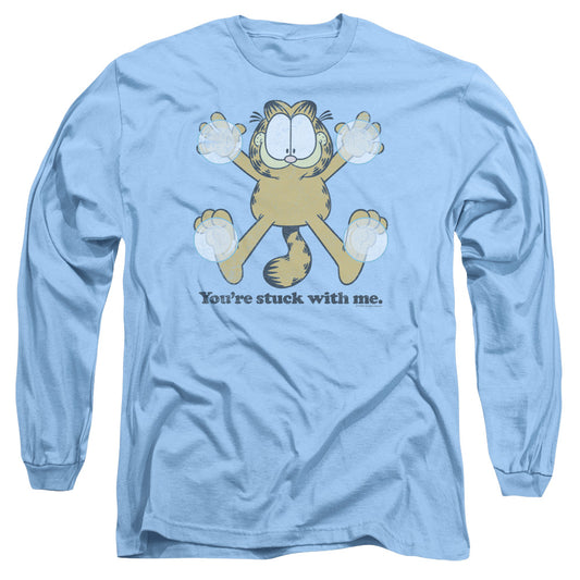 GARFIELD STUCK - L/S ADULT 18/1 - CAROLINA BLUE T-Shirt
