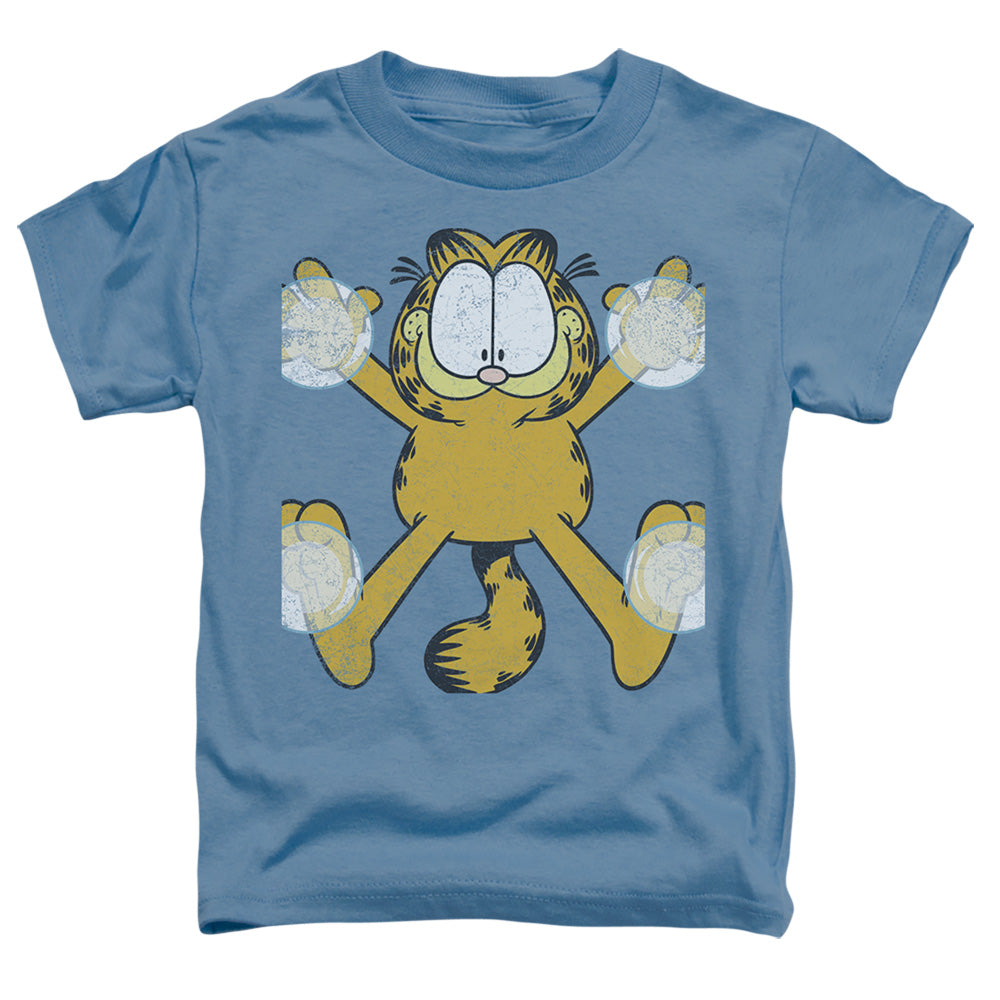 Garfield - Stuck - Short Sleeve Toddler Tee - Carolina Blue T-shirt