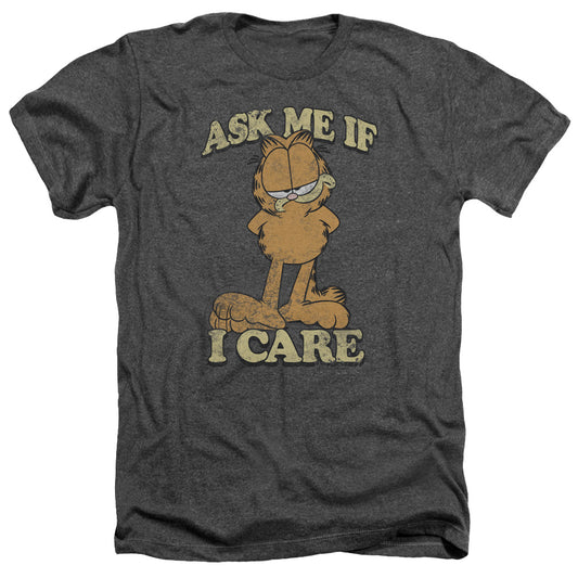 Garfield - Ask Me - Adult Heather - Charcoal