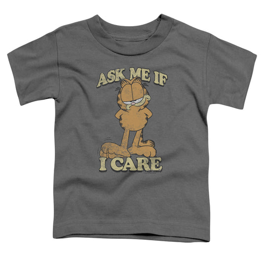 GARFIELD ASK ME - S/S TODDLER TEE - CHARCOAL - T-Shirt