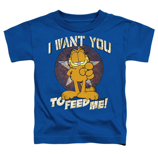 Garfield - I Want You - Short Sleeve Toddler Tee - Royal Blue T-shirt