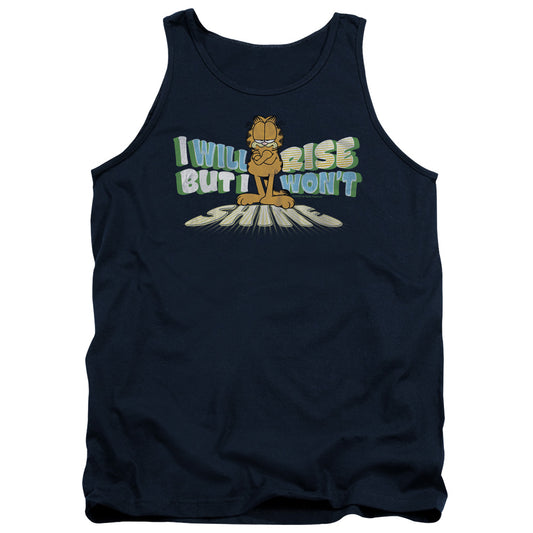 Garfield - Rise Not Shine - Adult Tank - Navy