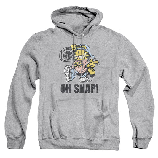Garfield - Oh Snap - Adult Pull-over Hoodie - Athletic Heather