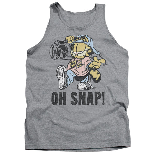 Garfield - Oh Snap - Adult Tank - Athletic Heather