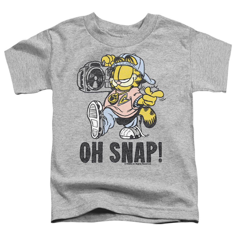 Garfield - Oh Snap - Short Sleeve Toddler Tee - Athletic Heather T-shirt