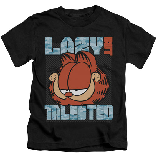 GARFIELD LAZY BUT TALENTED - S/S JUVENILE 18/1 - BLACK - T-Shirt