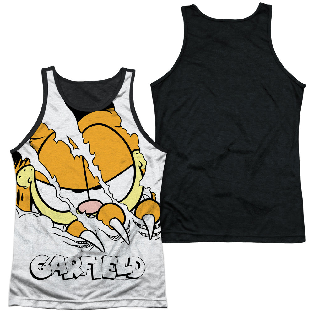 Garfield Torn-adult Poly Tank Top