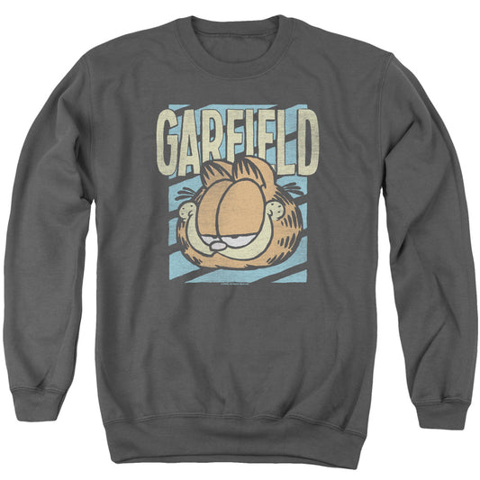 Garfield - Rad Garfield - Adult Crewneck Sweatshirt - Charcoal