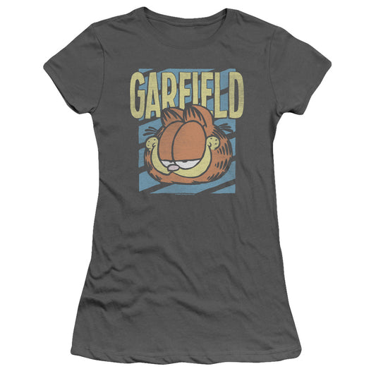 Garfield - Rad Garfield - Short Sleeve Junior Sheer - Charcoal T-shirt