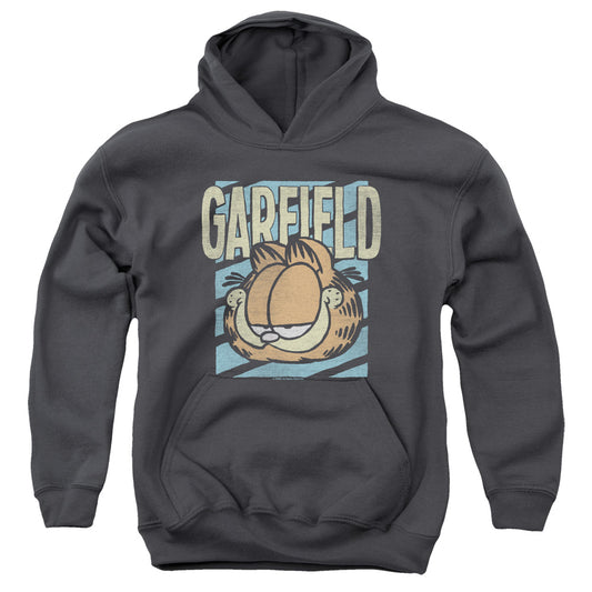 Garfield - Rad Garfield - Youth Pull-over Hoodie - Charcoal