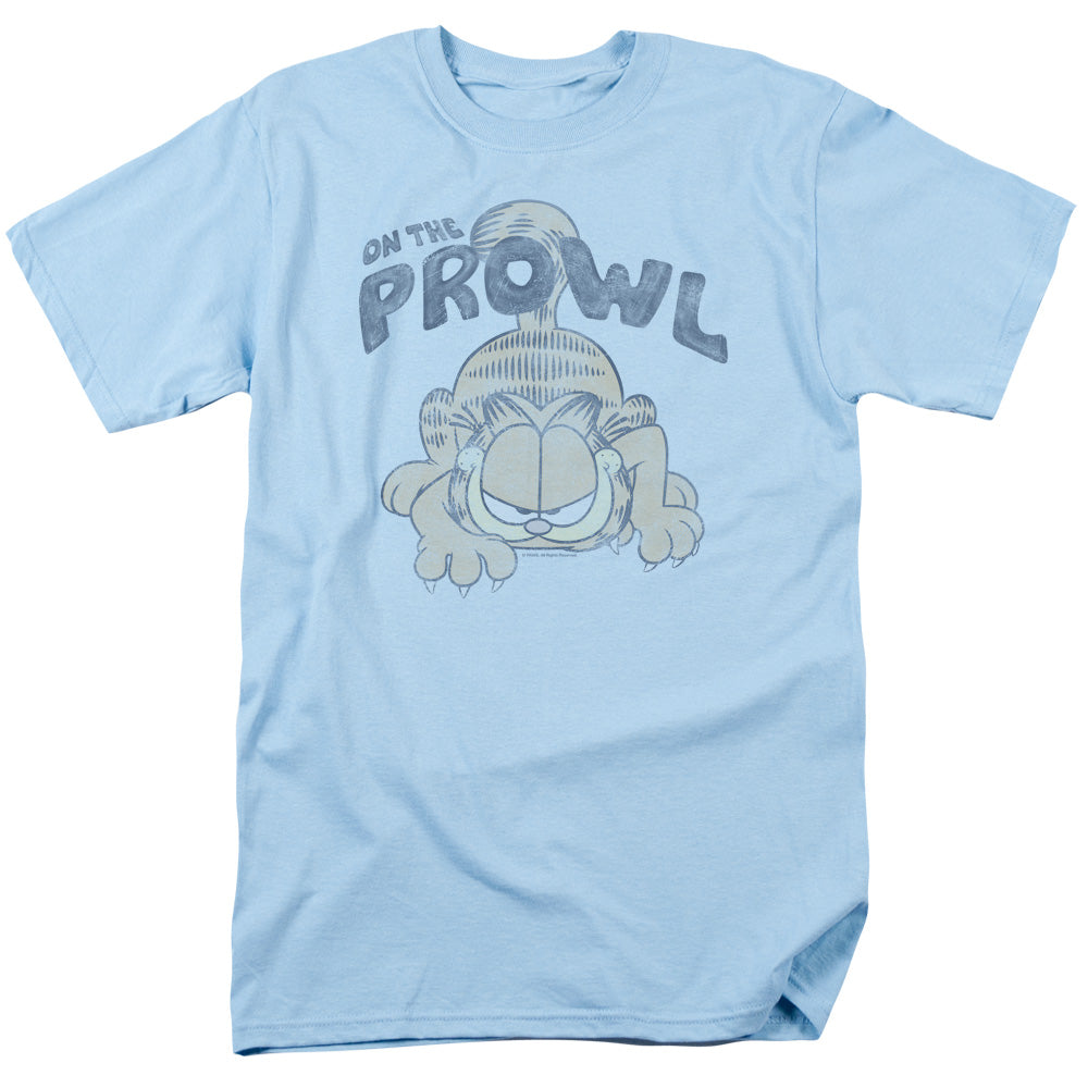 Garfield - Prowl - Short Sleeve Adult 18/1 - Light Blue T-shirt