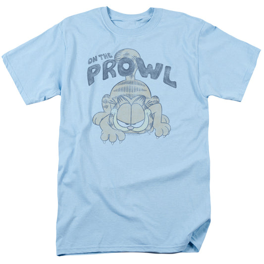 Garfield - Prowl - Short Sleeve Adult 18/1 - Light Blue T-shirt