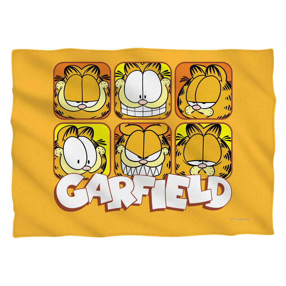 Garfield - Faces - Pillow Case - White