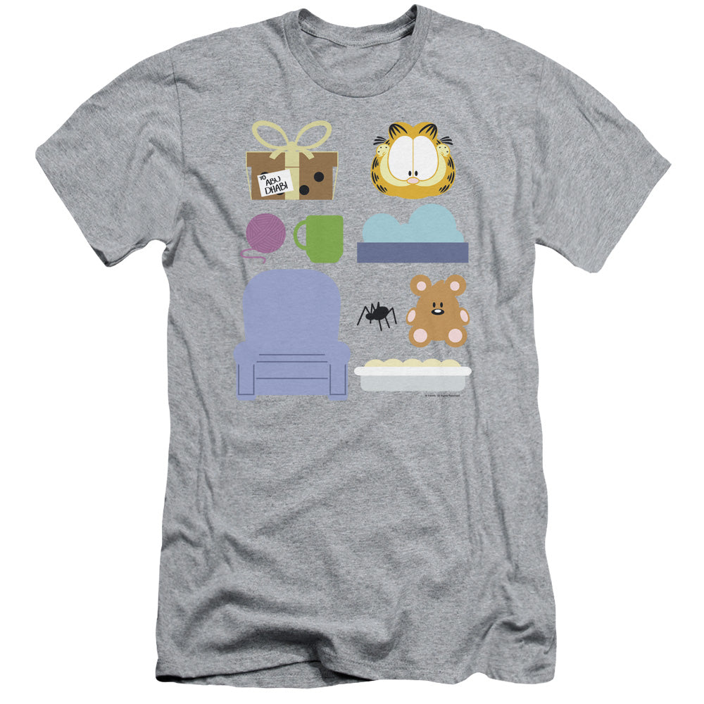 Garfield - Gift Set - Short Sleeve Adult 30/1 - Athletic Heather T-shirt