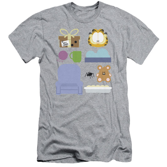 Garfield - Gift Set - Short Sleeve Adult 30/1 - Athletic Heather T-shirt