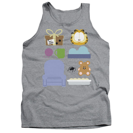 Garfield - Gift Set - Adult Tank - Athletic Heather