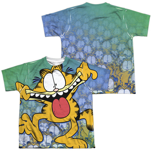 GARFIELD GOOFY FACE (FRONT/BACK PRINT)-S/S YOUTH T-Shirt