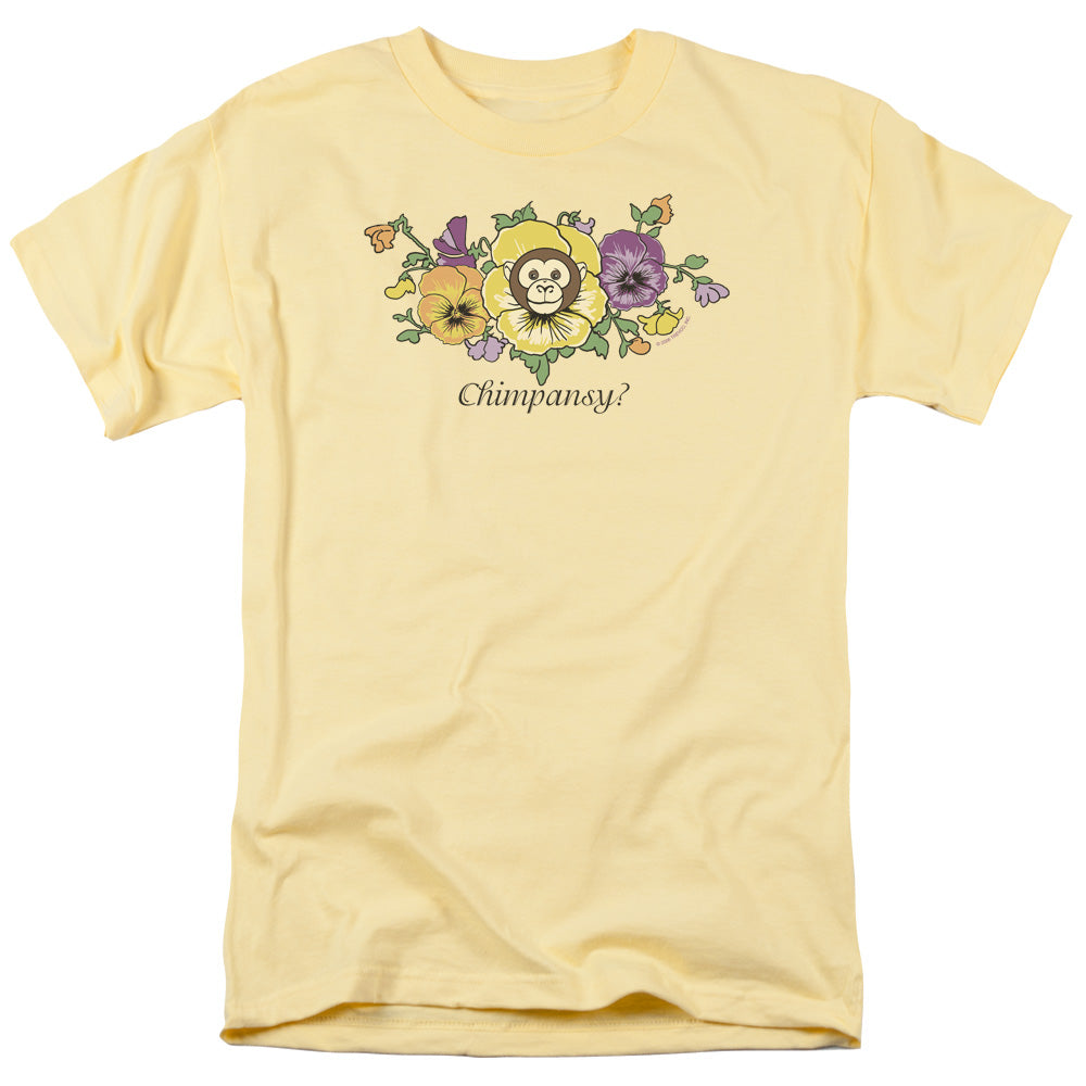 Garden - Chimpansy - Short Sleeve Adult 18/1 - Banana T-shirt