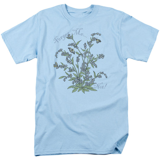 Garden - Forget Me Not - Short Sleeve Adult 18/1 - Light Blue T-shirt