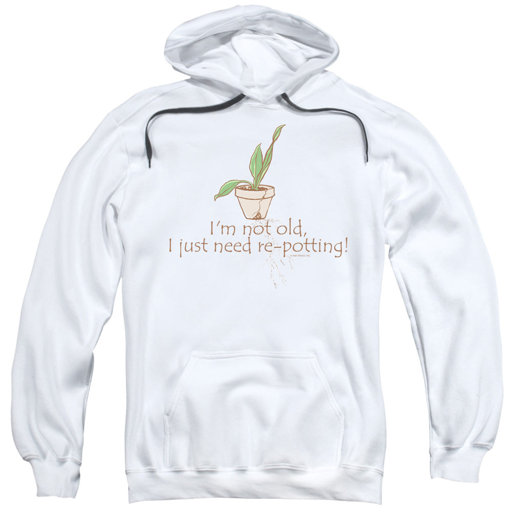 Garden - Old Gardener - Adult Pull-over Hoodie - White